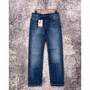 New Lee Jeans 30 x 32 Mens 101Z Selvedge Denim Rinsed